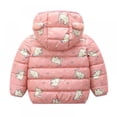 thumbnail image 6 of Ougyinr Toddler Baby Boys Girls Winter Coats Kids Warm Hoods Light Puffer Down Jacket Outwear Newborn Cute Outfits for 1-5 Years, 6 of 9