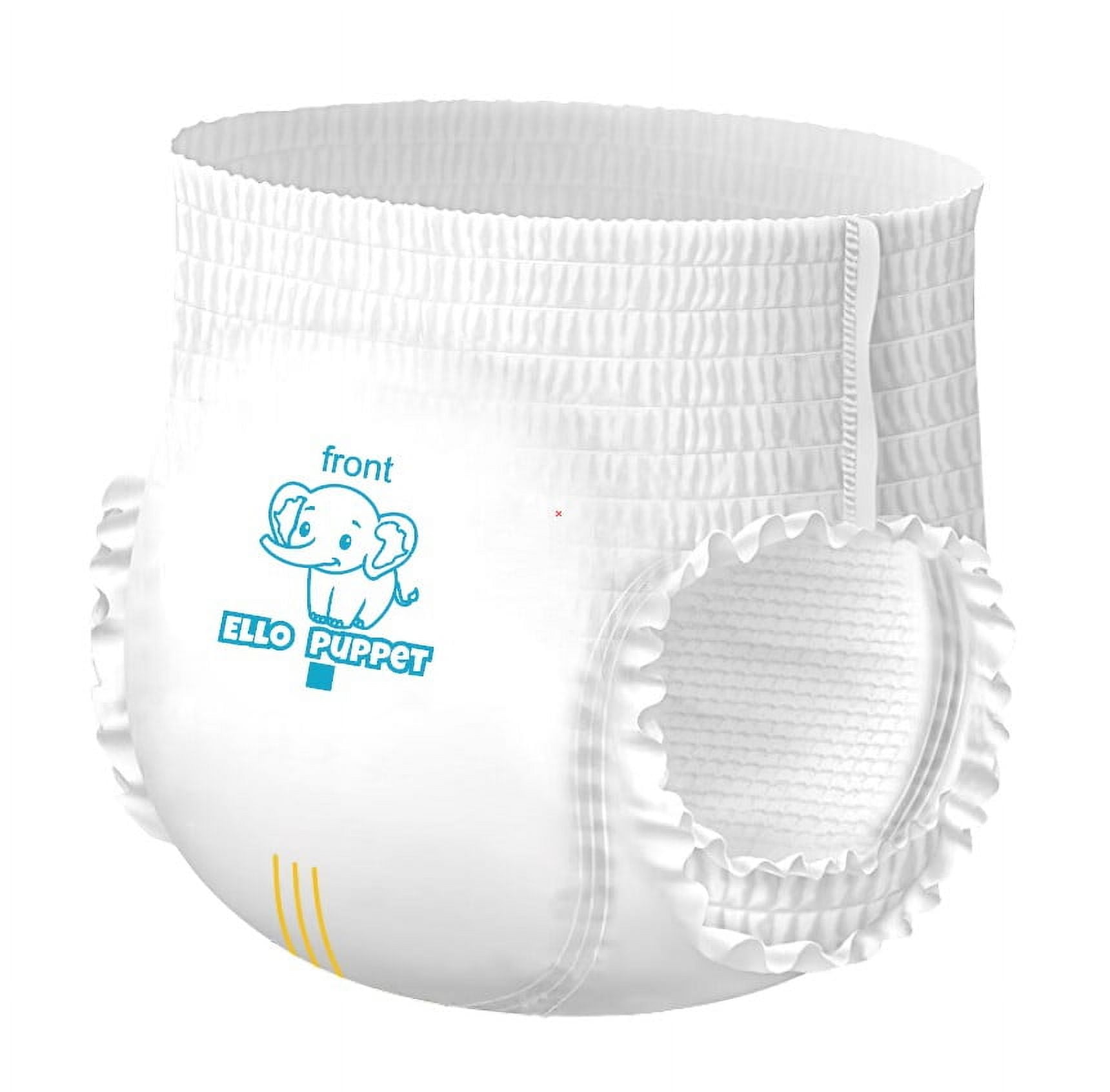 Ello Puppet | Eco-Friendly | Toddler | Potty Training Pants | Unisex | Disposable | 3T | 100 Count