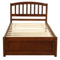 thumbnail image 4 of Topcobe Twin size Platform Bed, Wood Bed Frames with Trundle, 4 of 7