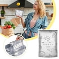 thumbnail image 2 of Aluminum Foil Sealable Storage Bags Reusable Leakproof Zipper Pouches for Food, Freezer & Boiling Safe, 10-Pack in Multiple Sizes (S/M/L) for Meal Prep, Snacks & Ingredients, 2 of 9