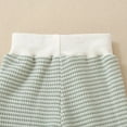thumbnail image 6 of Sets for Baby Girls 18-24m Casual Striped Long Sleeve Sweater Pants 2 Piece Fall Clothes Knitting Outfits, Green, 3 Months, 6 of 7