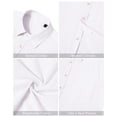 thumbnail image 4 of Camisa de lino blanca de hombre J.VER con botones, talla XL, 4 of 5