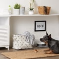 thumbnail image 3 of Bone Dry Medium Collapsible Rectangle Pet Storage Bin Paw/Bone Print, Gray, 3 of 4