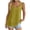 Gold, variant on Spring Summer Women's Double Layer Strappy Tank Top Casual Sleeveless Blouse Solid Color Fashion Loose Comfy Vacation Beach Travel, Light Blue S