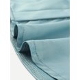 thumbnail image 7 of Allegra K Women's Elegant V Neck Point Collar Long Sleeve Smooth Satin Blouse, 7 of 7
