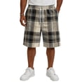thumbnail image 3 of Resicozy Plaid Shorts Men Casual Classic Fit Elastic Waist Bermuda Short Straight Leg Loose Y2k Lounge Shorts with Pockets Earthy Yellow M, 3 of 5