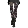 thumbnail image 2 of Leggings For Women Autumn And Winter Leggings Artistic Splash Printed Soft Stretchy Pants High Waisted Leggings For Women ,Gray, 2 of 3