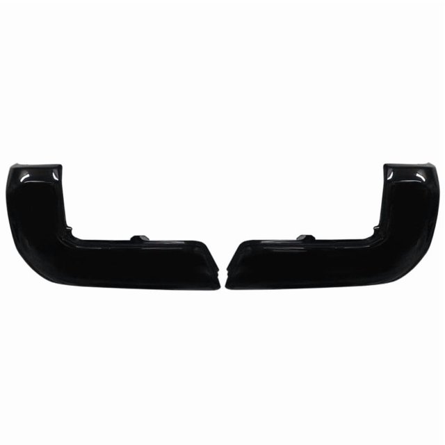Convient 2016-2022 Toyota Tacoma eCoological Bumper Cover DT1001 BumperShellz; Génération 3; Sans Découpes Lumineuses; Plastique ABS; Noir Brillant; Sans Trous de Capteur