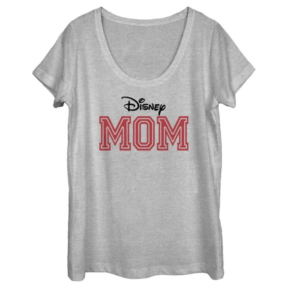 Women's Mickey & Friends Mother's Day Mom Official Logo  Graphic Tee Athletic Heather Medium