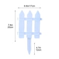 thumbnail image 1 of EGNMCR Plastic Fence PVC Fence Garden Rural Courtyard Outdoor Vegetable Garden Fence Fence fence, 1 of 6
