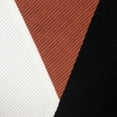 thumbnail image 5 of Parkland Collection Arcas 20x20" Geometric Cotton Throw Pillow in Black/Orange, 5 of 6