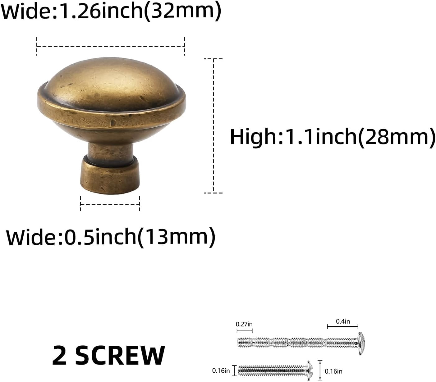 10 Pack Kitchen Cabinet Knobs Antique Brass Cabinet Knobs Vintage Drawer Knobs Kitchen Hardware