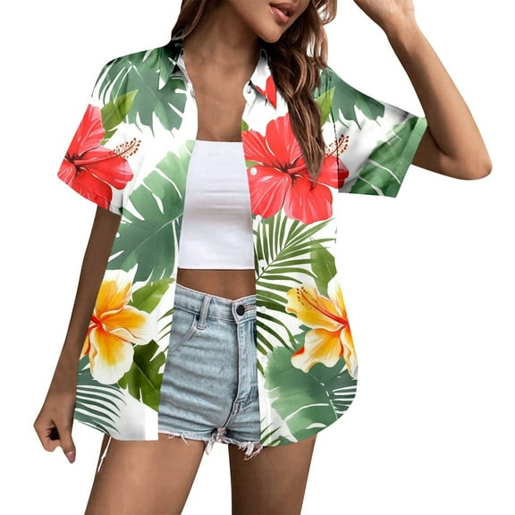 Women's Solid Color Casual Fashion Letter Printed Round Neck Short Sleeved T Shirt Top