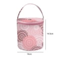 thumbnail image 3 of Bolsa de Almacenamiento para Lanas, Organizador de Almacenamiento para Lanas, Bolso de Barril Portátil, Contenedor, Bolsa de Mano para Tejer, Accesori Rosa, 3 of 8