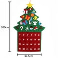 thumbnail image 3 of Vikakiooze Christmas Advent Calendar, Reusable Christmas Decorations Large Felts Christmas Advent Calendar with 24 Pockets, 3 of 7