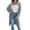 Gray, variant on Ozmmyan Women's Fashion Autumn Winter Solid Lapel-Neck Long Cardigan Sweater Coat