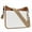 White, variant on Badiya Crossbody Bags for Women Trendy Vegan Leather Hobo Handbags With Adjustable Strap Shoulder Bucket Bags
