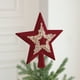 thumbnail image 4 of Christmas Tree Tree Top Star Powder Gold Powder High End Three Dimensional Five Pointed Star Christmas Decoration Supplies, 4 of 6