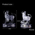 thumbnail image 3 of 3D Crystal Puzzle Jig-saw Clear Twelve 12 Constellation Astrolog Flash LED Light, 3 of 3