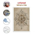 thumbnail image 2 of Vintage Christmas Watercolor Snowflake Art Poster Canvas Painting Decor Wall Print Photo Gifts Home Modern Decorative Posters 16x24inch(40x60cm), 2 of 6