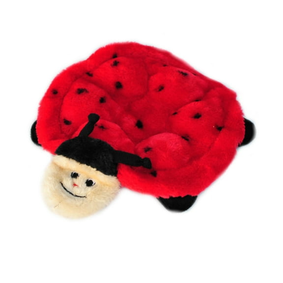 Zippy Paws 2739-LG Squeakie Crawler Plush Dog Toy for Ladybird Beetle