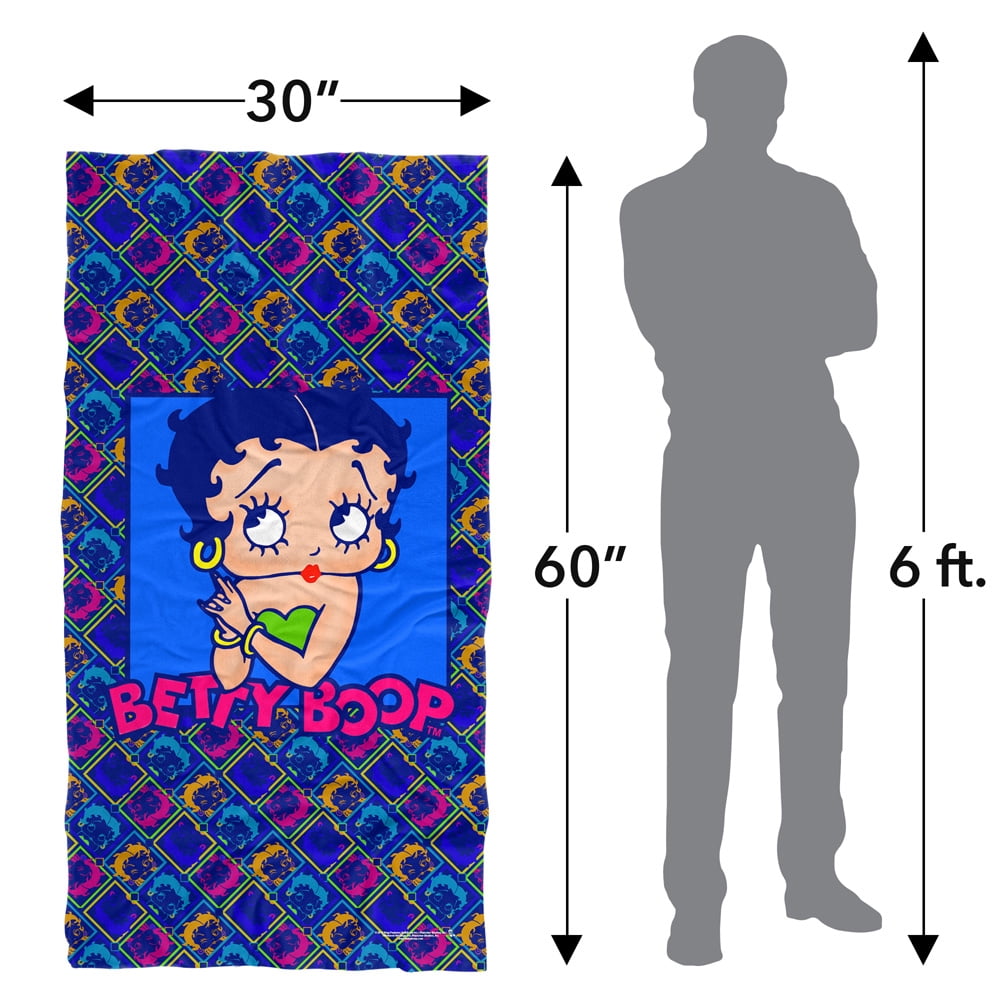 Betty Boop Pop Betty Officially Licensed Beach Towel 30' X 60'