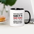 thumbnail image 3 of CafePress - Short People Mugs - 11 oz Ceramic Mug - Novelty Coffee Tea Cup, 3 of 4