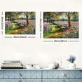 thumbnail image 6 of Acheng Large Canvas Wall Art Irises in Monet's Garden by Claude Monet Canvas Picture Prints Wall Decor 30" x 40" Canvas Artwork for Home Bedroom Living Room Decoration Framed Ready to Hang 16x12inch, 6 of 6