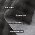 thumbnail image 2 of Buganda Area Rugs for Living Room, Soft Shaggy Rug for Bedroom , Non Slip Machine Washable Carpet, Black, 2'x3', 2 of 8