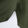 thumbnail image 5 of Antinious Men Solid Round Neck Arm Zip Short Sleeve Loose Daily Casual Tops, 5 of 5