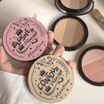 thumbnail image 1 of 3 Colors Contour Blush Palette Matte Nose Shadow Rose Pink Cheek Glitter Glowing Illuminator Highlighter Powder Bronzer Makeup2ColorContour-02-12g He Qiyong unisex, 1 of 1