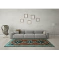 thumbnail image 3 of Ahgly Company Indoor Rectangle Persian Light Blue Traditional Area Rugs, 2' x 3', 3 of 4