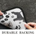 thumbnail image 6 of Schnauzer Dog and Footprints Door Rugs,Washable Non Slip Door Mats Indoor,Decorative Door Mats,Entry Mat Indoor for Entrance,Bedroom,Kitchen,Bathroom,30"x17", 6 of 6