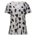 thumbnail image 3 of Birdeem Mode Femmes Été Col en V Dentelle Patchwork Manches Courtes Haut Blouse Aguichant, 3 of 8