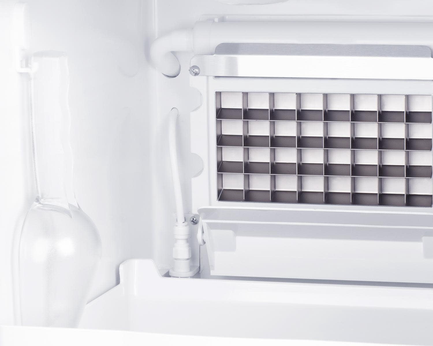 Built-In 50 lb. Clear Icemaker, ADA Compliant, Stainless steel