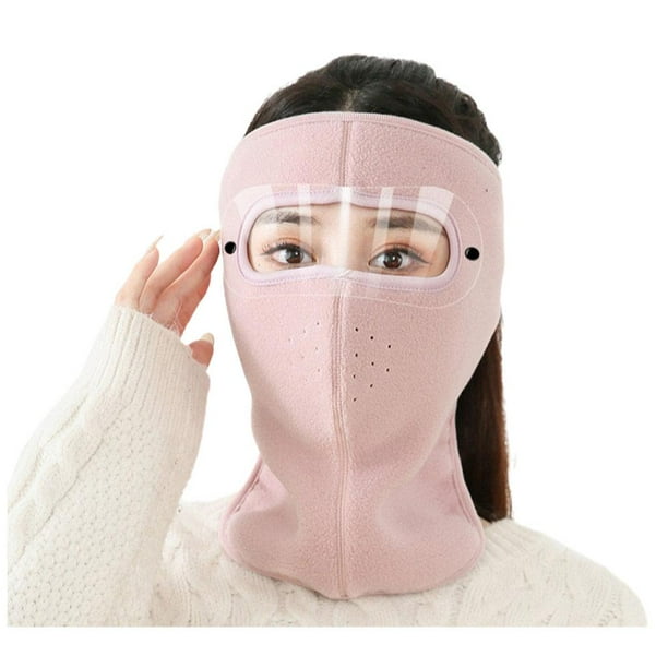 Gorro Invierno Niña 10 Años Máscara De Esquí Para Niños - A Prueba De Viento Y Cálida | Rosa/Rojo Pasamontañas Niño Negro