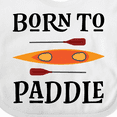 thumbnail image 4 of Inktastic Kayaking Born to Paddle Kayak Boys or Girls Baby Bib, 4 of 4