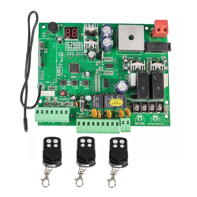 12V/24V Board For Automatic Double Arms Swing Gate Opener Control Board Panel Smart Control Center System Replace Fittings ,Free Your Hands