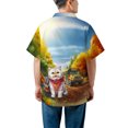 thumbnail image 5 of Goodbye Summer Exotic Shorthair Hello Fall Time for School Hawaiian Shirt Breathable Summer Unisex Merch Cat Lover Kitten Owner Gifts - 02014, 5 of 6