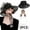Design 1, variant on Black Hat for Women Halloween Dinner Party Hat with Gloves and Pearl Necklace Mourning Veil Hat with Hair Clips Headband Funeral Accessories Design 4