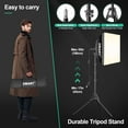 thumbnail image 5 of EMART Softbox Photography Lighting Kit, 16"x16" Pull Soft Box, 50W 3000K-6000K LED Bulb with Remote/APP Control, 1 Pack, 5 of 7