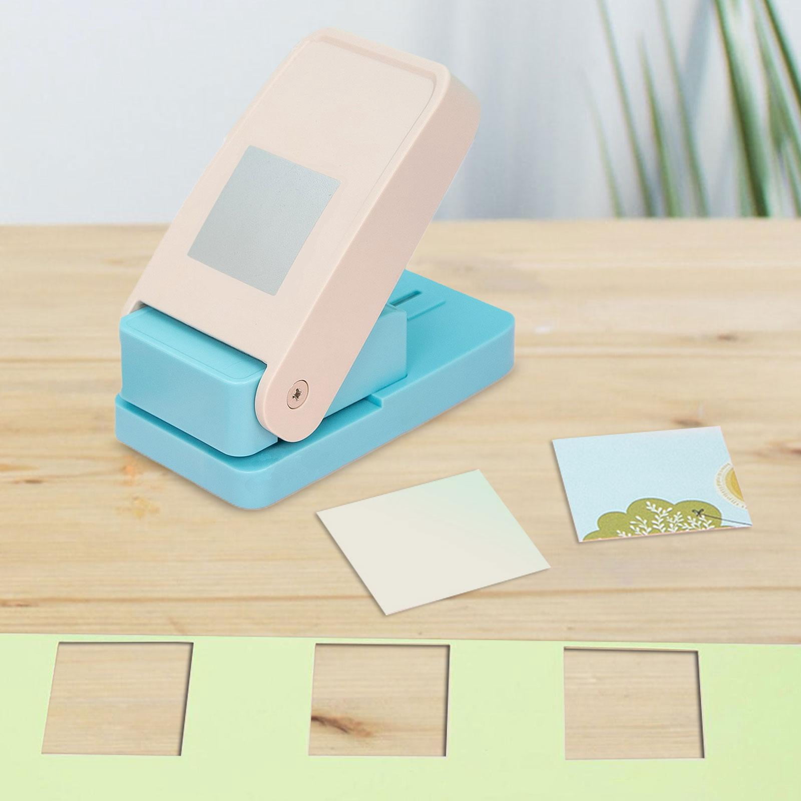 HOMYL Label Punch Tag Hole Puncher Portable Paper Punch for DIY Cards Office Documents
