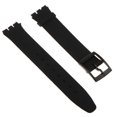 thumbnail image 1 of Correa de caucho de silicona suave impermeable de liberación rápida Sunnimix 16 mm Negro Banda de reloj deportivo de silicona, 1 of 7