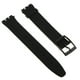 thumbnail image 1 of Correa de caucho de silicona suave impermeable de liberación rápida Sunnimix 16 mm Negro Banda de reloj deportivo de silicona, 1 of 7