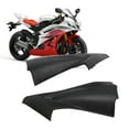 thumbnail image 4 of Gas Tank Side Panel, Motorcycle Fuel Tank Side Cover 2 Pieces Wearproof ABS Pre Drilled  For YZF R6 2006-2007, 4 of 8