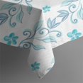 thumbnail image 5 of Floral Square Tablecloth 52x52in(132x132cm) – Waterproof Polyester Printed Table Cover, Wrinkle Resistant & Washable for Kitchen Dining Picnic Party Decor, Thanksgiving,Christmas, Spring,Flower, 5 of 6