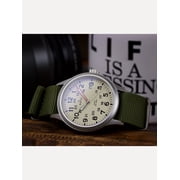 Ratio Quest Men's Field Watch Sapphire Nylon Strap Quartz RTQ011 100M Lewis And Clark Edition
