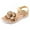 Beige, variant on Toddler Girls Kids Soft Sole Flower Beach Seaside Outings Slippers Sandals Size:10.5-11 Years