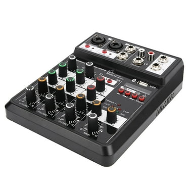 Mini 4 Channel Sound Card Mixer Console: USB Audio Interface For PC Recording And Singing, Ideal Compact Console Mixer For Sound Mixing And Streaming