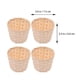 thumbnail image 4 of 6 Pcs Wicker Storage Basket Miniature Wood Baskets Woven Storage Basket Sundry Basket Small Baskets, 4 of 4